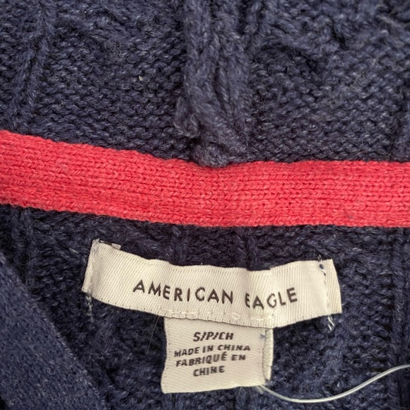 knitted wool zip up - Picture 2 of 3